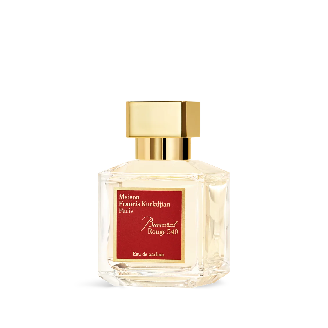 Baccarat Rouge 540 Eau de Parfum — vue du flacon de trois quarts
