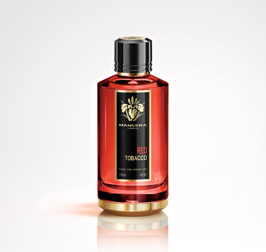 Mancera - Red Tobacco - Eau de Parfum Unisexe 120 ml — flacon sur fond clair